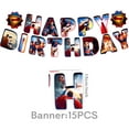 thumbnail image 2 of Superman Birthday Party Supplies, Superman Party Decorations Set - Superman Birthday Decoration Banner, Backdrop, Tablecloth and Balloon Cake Decorations and Other Party Supplies, 2 of 5