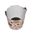 thumbnail image 3 of Fotbe Cute Dog Laundry Basket with Handles, Waterproof Large Laundry Hamper, Wash Bag for Corner Dorm, Rolling Laundry Basket with Handles-Small, 3 of 8
