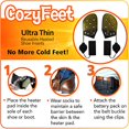 thumbnail image 3 of Cozy Products CF Cozy Feet AA Battery-Powered Reusable Shoe Inserts, 3 of 5