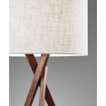 thumbnail image 2 of 20" X 20" X 63" Walnut Wood Floor Lamp, 2 of 3