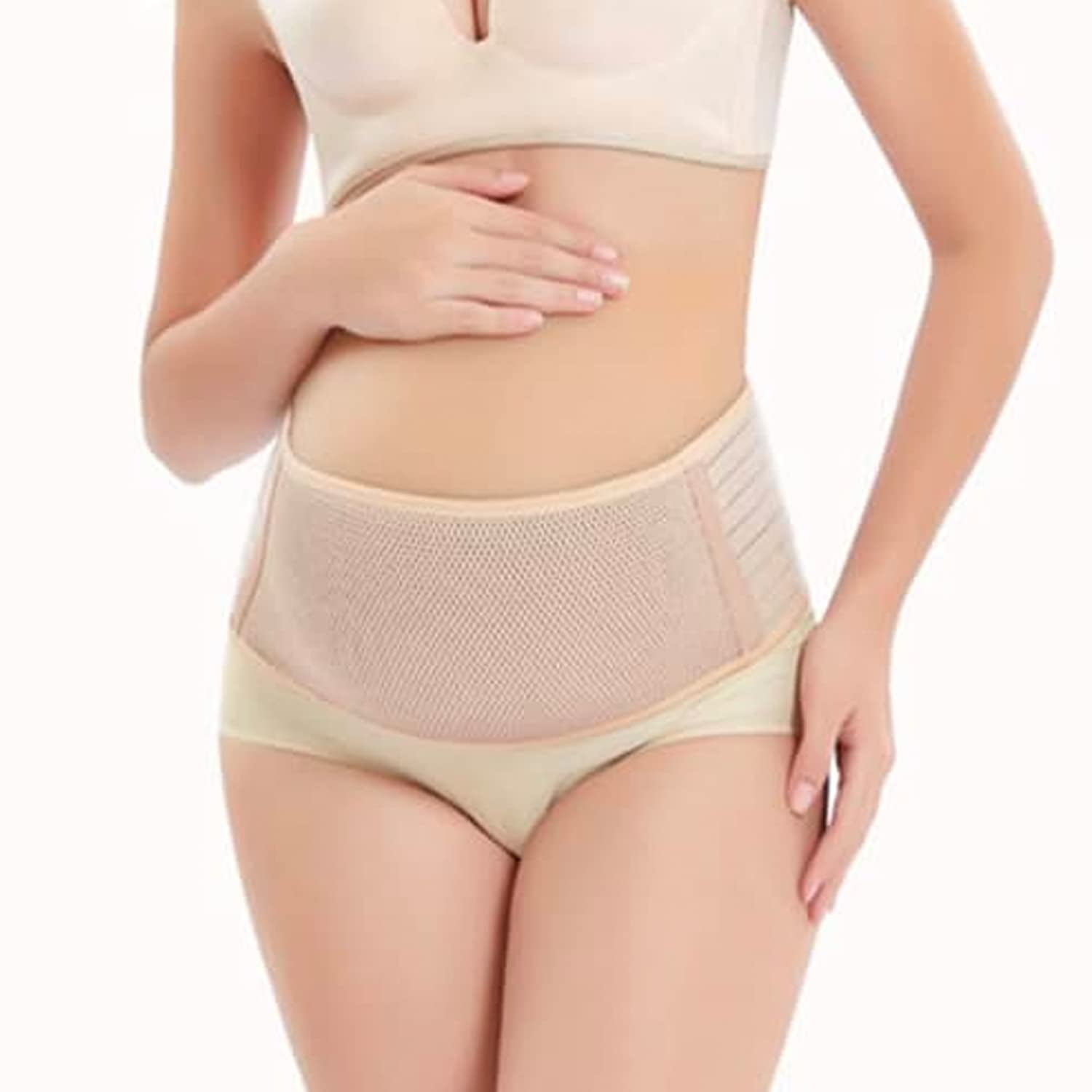 Mommy o' Clock Maternity Belly Bands for Pregnant Women, Breathable Back Support Maternity Belt, Waist and Pelvic Support Belt For Pregnancy, Abdominal Binder Back Brace, Adjustable Maternity Belt