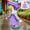 Purple, variant on Goose Outfit with Umbrella, Usupdd 23 Inch Porch Goose Dress Up Floral Summer Outfit, Polyester Lawn Goose Costume for Outdoor Garden Patio Decoration, Purple