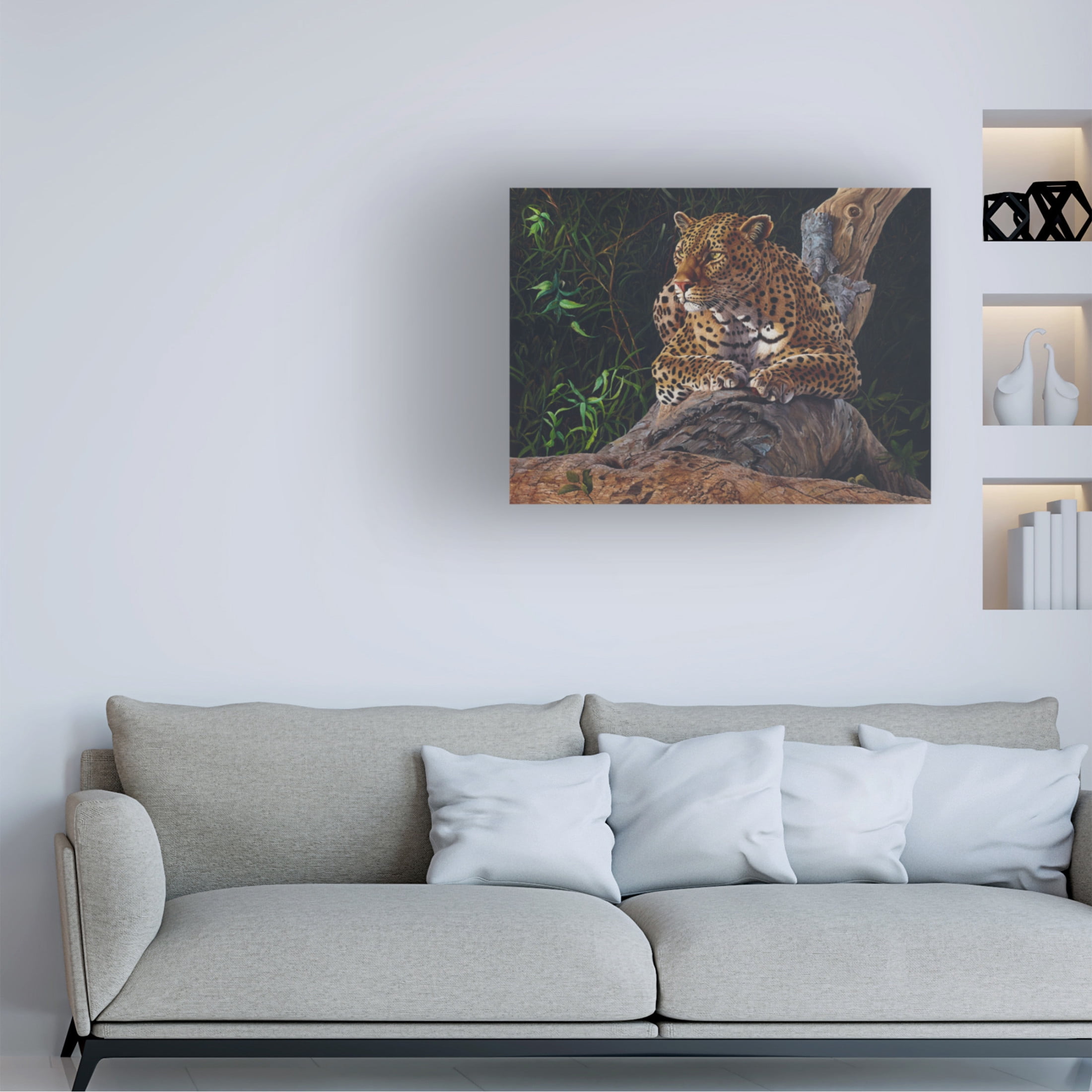 Canvas Wall Art - Delene Lambert 'Daydreaming' Wall Art for Living Room, Bedroom, or Office Décor by Trademark Fine Art - 32 x 24 Inches