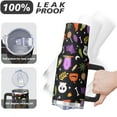 thumbnail image 4 of Halloween Wizard 40 Oz Tumbler with Handle and Straw, Spooky Gothic Cup, Holiday Gift for Girls, 4 of 5