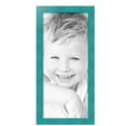 thumbnail image 2 of ArtToFrames 11" x 25" Turquoise Picture Frame, 11x25 inch Blue Wood Poster Frame (WOM-4588), 5 Pack, 2 of 7