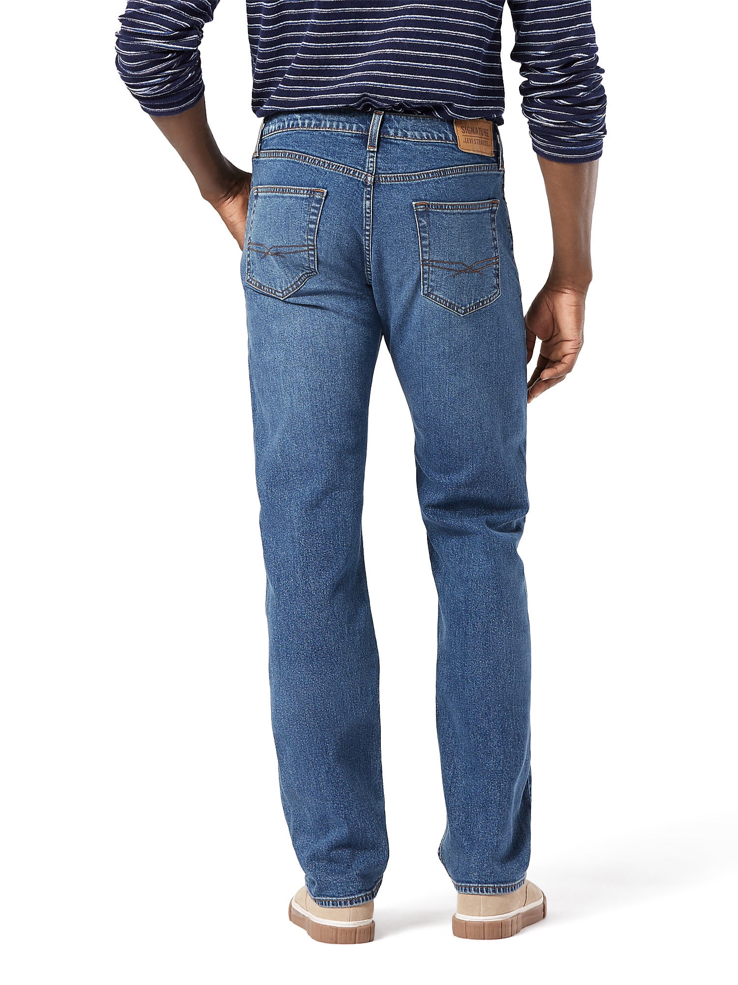 Levi Strauss Signature Men's and Big and Tall Regular Fit Jeans