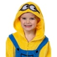 thumbnail image 2 of Minions Union Suit Toddler Boy's Fleece Kigurumi Hooded One Piece Pajamas Sleepwear Loungewear, 2 of 6