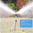 thumbnail image 2 of Aspersor de riego giratorio de 360 grados con trípode telescópico giratorio automático, 2 of 7