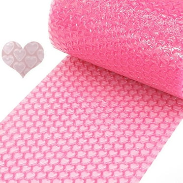 Bubble Cushioning Wrap Padding Bubble Packaging Film Shockproof Foam Roll Bag Paper Packing Fragile Pressure Red 50cmx2metres