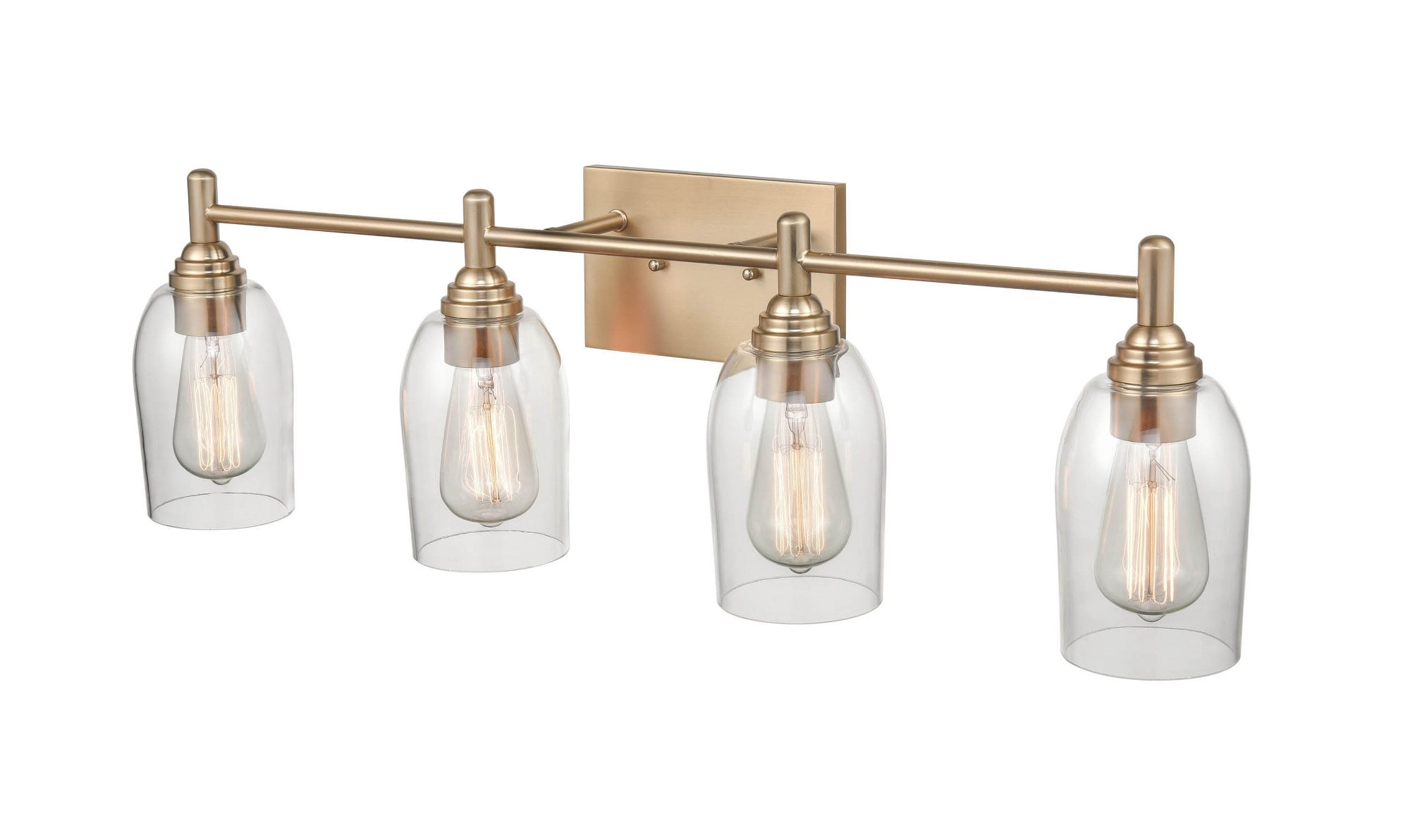 Millennium Lighting  Arlett 4 Light Vanity Fixture in Multiple Finishes Modern Gold Gold Painted
