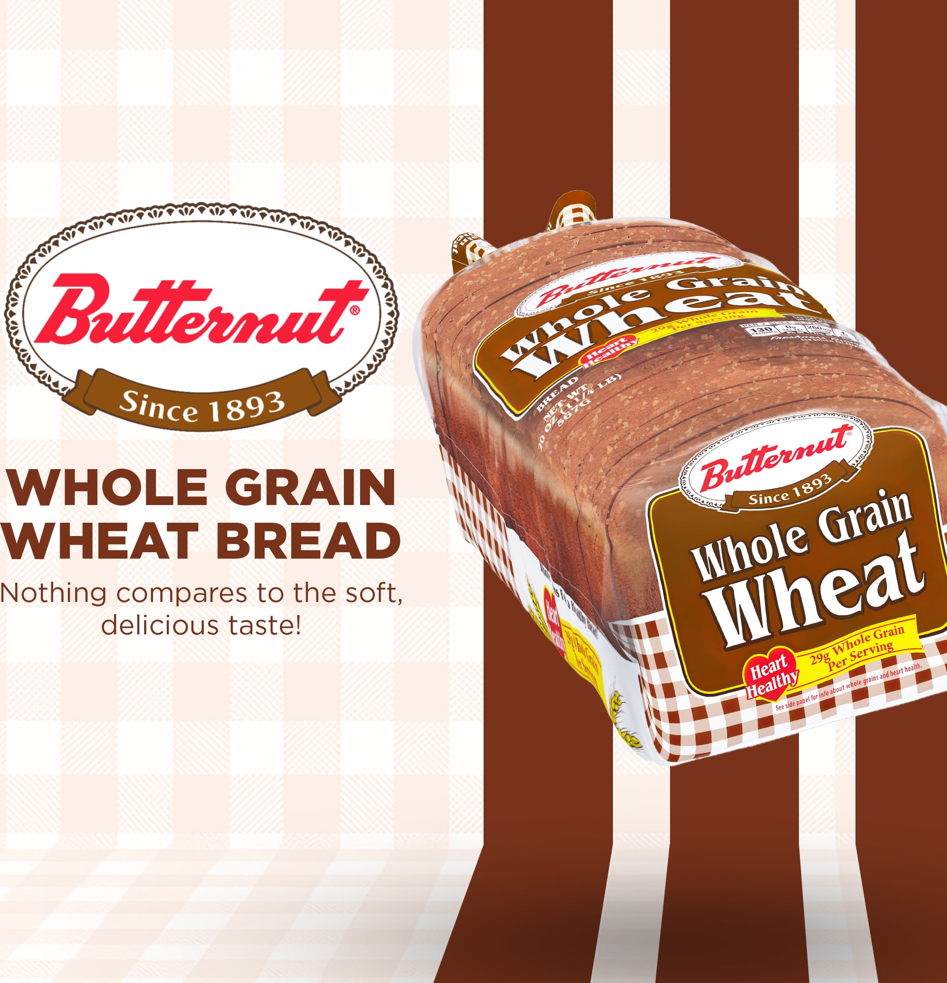 Butternut Whole Grain Wheat Bread, 20 oz