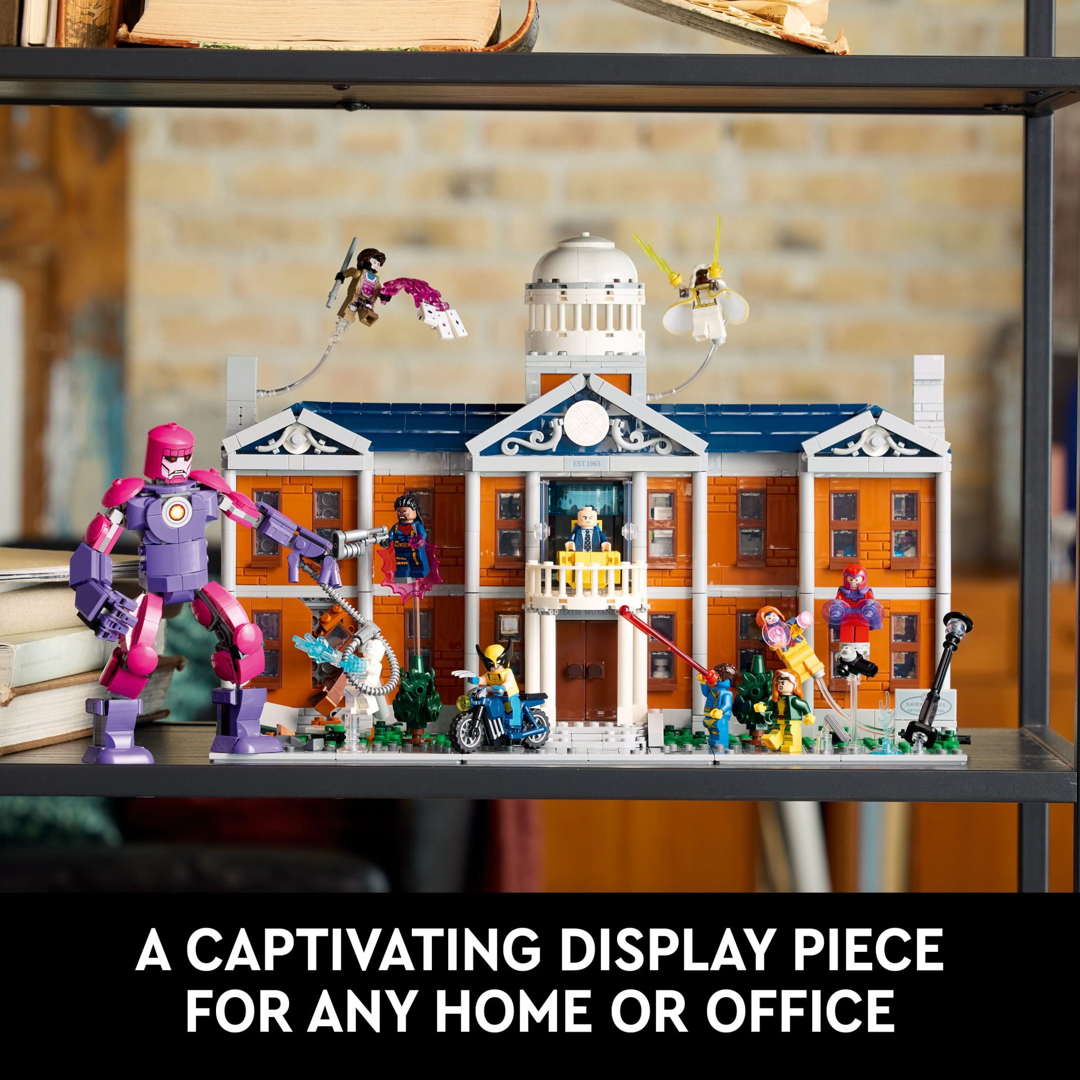 LEGO Marvel X-Men The X-Mansion Building Set - Marvel Collectibles DIY Craft Kit for Adults, Ages 18+ - Buildable Xavier Institute with 10 Minifigures - Gift Idea for Superhero Fans - 76294