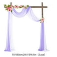 thumbnail image 5 of Transparent Voile Curtain\ Decorative For Crossing Curtain Shops\ Wedding Decoration Scarf\ 70 Cm 2pc, 5 of 5
