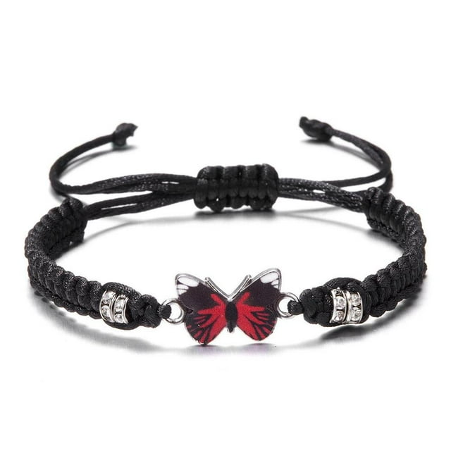 Butterfly Bracelet For Women Fashion Adjustable Handmade Wristband Student Gift Accessories