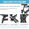 thumbnail image 6 of JOGGEIL Bike Rack Rear for Back of Bike with Fender, Universal Adjustable Bicycle Cargo Rack, Heavy Duty 110lbs Stable Carrier for Commuting & Panniers, 6 of 7