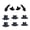 Black, variant on Gaming Accessories Controller Analog Joystick Back Paddles for Controller Joystick Analog Buttons Replacement