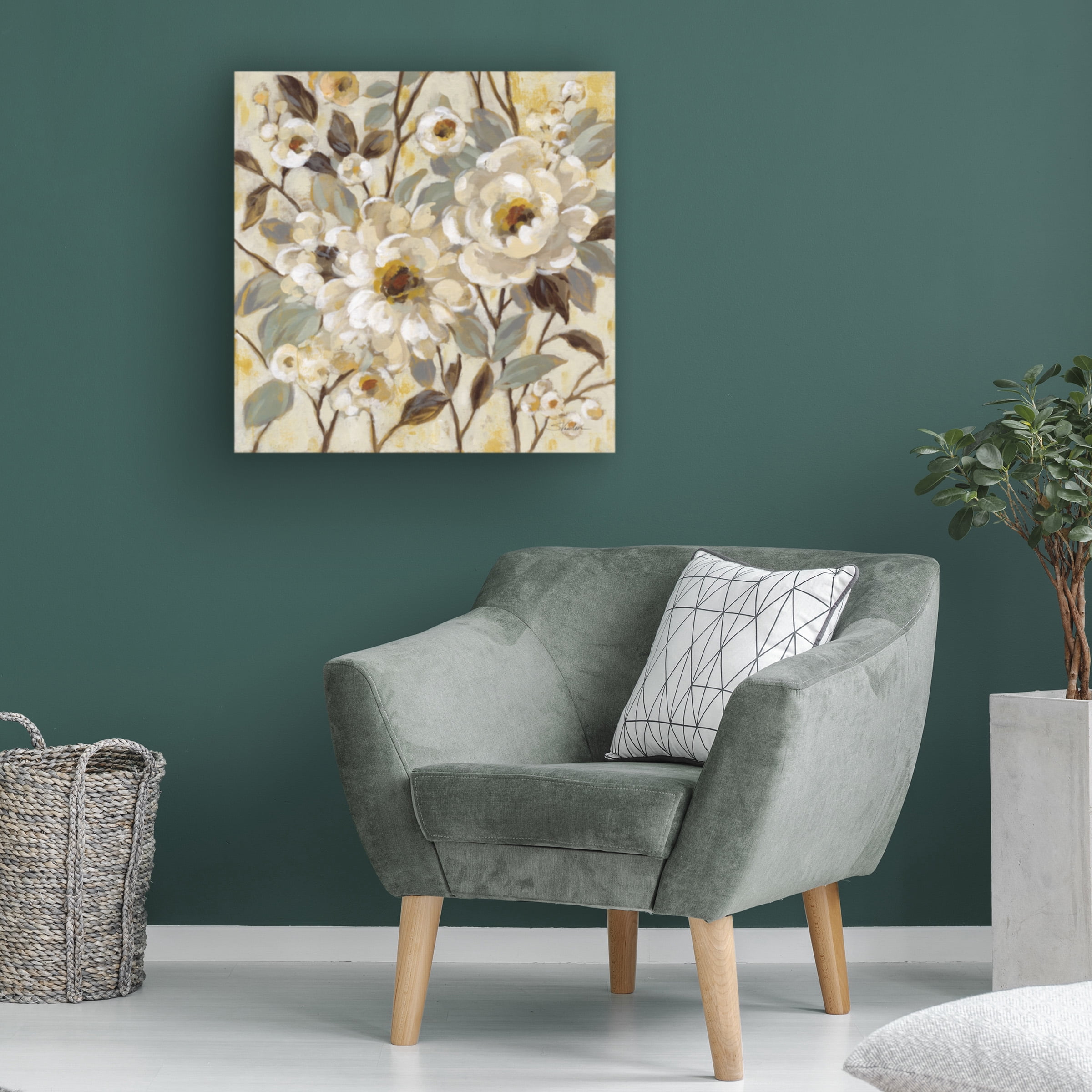Silvia Vassileva 'Golden Nature' Canvas Art