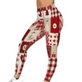 thumbnail image 6 of Gamivast Yoga Pants Women Christmas Holiday High Waist Workout Leggings Stretchy Tummy Control Printed Pants Casual Butt Lifting Leggings Winter Trendy Holiday Costumes, 6 of 6