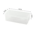 thumbnail image 2 of School Supplies, Homecoming Office Supplies,School Extra Large Capacity Plastic Pencil Box Stackable Translucent Clear Pencil Box Storage Organizer Box For Gel Pens Erasers Tape Pens Pencils Mark On, 2 of 3
