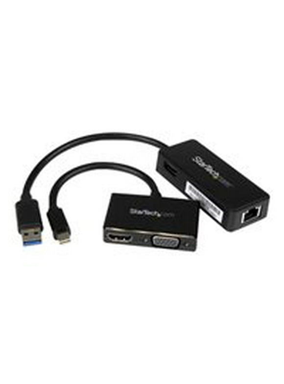 Startech 2-in-1 Accessory Kit for Surface and Surface Pro 4 - mDP to HDMI or VGA - USB 3.0 to GbE - Also works with Surface Pro 3 and Surface 3