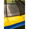 Jumpking Rectangle 10 x 14' Trampoline, with Enclosure, Blue/Yellow