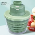 thumbnail image 3 of Vegetable Chopper, 2 In 1 Electric Vegetable Cutter USB Charging  For Onions For Peppers, 3 of 8