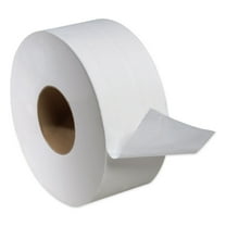 TORK Universal Jumbo Bath Tissue Roll - 2 Ply - 3.60" x 1000 ft - 1000 Sheets/Roll - 8.80" Roll Diameter - White - Paper - Dye-free, Fragrance-free, Long Lasting - 12