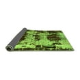 thumbnail image 2 of Ahgly Company Indoor Square Patchwork Green Transitional Area Rugs, 4' Square, 2 of 4