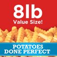 thumbnail image 3 of Ore-Ida Golden Crinkles French Fries Fried Frozen Potatoes Family Size, 8 lb Bag, 3 of 15