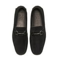 thumbnail image 2 of MENS PAIR OF KINGS TOP KICKER BLACK SUEDE LEATHER MOCCASINS DRESS SHOES (Black, 8), 2 of 2