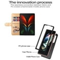 thumbnail image 4 of Case for FOXDOCK Samsung Galaxy Z Fold3 5G Glitter Zipper Wallet Case with Short Hand Strap, 4 of 4