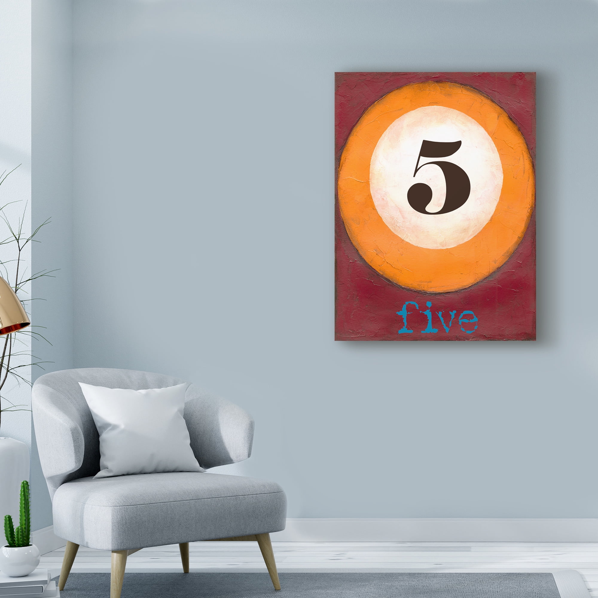 Trademark Fine Art 'Graphic Pool V' Canvas Art by Jennifer Goldberger