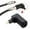 Black, variant on Kiplyki Digital Optical 90 Degree Audio Cable Adapter Male to Female Right Angle Toslink