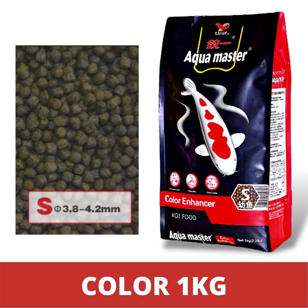 Aqua Master Color Enhancer Koi Food (1 kg) - Small Pellets