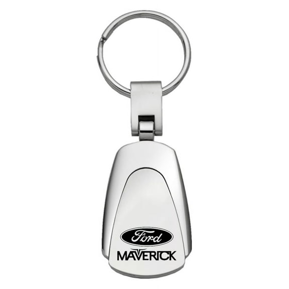 Ford Maverick Teardrop Key Chain (Silver)