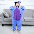 thumbnail image 3 of Kids Animal Onesie Pajamas Cosplay Costume Halloween Sleepwear, 3 of 7