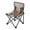 Gorgeous Colors Butterfly, variant on 600D Oxford Camping Chair Portable Foldable Chair Supports 220 lbs for Picnic, Fishing, Backpacking Silver and Black Butterfly