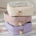 thumbnail image 3 of Pocmimut Mini Neceser De Maquillaje,Bolsa De Maquillaje Transparente Linda Bolsa De Maquillaje De Viaje Bolsa Monedero Accesorios De Coche para Mujeres,Organizadores De Artículos Esenciales De Viaje,B, 3 of 5