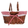 thumbnail image 5 of Raindrops Scalloped Basket Coffee Wicker 1Pack, 5 of 8