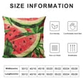 thumbnail image 5 of ONETECH Hello Summer Throw Pillows Covers&nbsp;Cool Sweet Juicy Pieces Watermelon Pattern&nbsp;Watercolor Throw Pillow Cover  Beach Fruits Decor Pillow Case for Sofa, 5 of 5