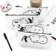 Funny Silicone Pencil Case Practical School Office Supplies Cute Stationery Bag With Zipper Novelty Gift For Kids