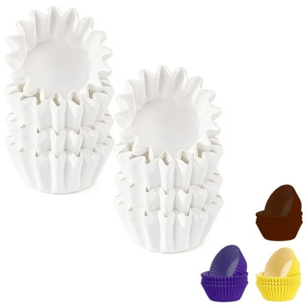 Standard Cupcake Liners in 400 Count Perfect for Muffins, Desserts & Candies - Colorful Paper Baking Cups