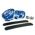 thumbnail image 2 of Blue - White Camouflage EVA Road Bike Handlebar Tape, Cycling Wraps w/ End Caps, 2 of 4