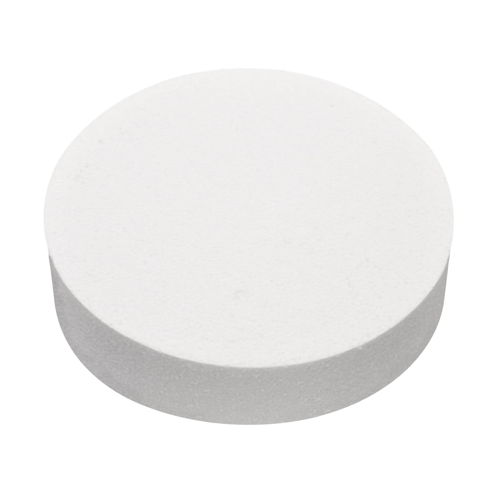 Dengjunhu 1PC Cake Foam Dummies for Wedding Supplies, Baby Shower, Birthday, White Foam Rounds