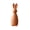 Orange-OR-home supplies, variant on LEFTHIGH Home Easter Vintage Style Rabbits Figurine Wooden Decorative Ornament Gift for Holiday Decoration Available in Four Colors Handcrafted Home Decor Home Decor