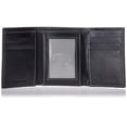 thumbnail image 4 of Billetera Timberland para hombre con triple pliegue de piel con ventana de identificación, color negro, 4 of 5