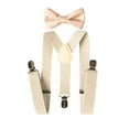 thumbnail image 3 of Tirantes de hombre Fernando Beige con pajarita, 3 of 8