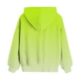 thumbnail image 6 of idosla Hoodies for Teen Girls Cute Trendy Youth Long Sleeve Oversized Hooded Sweatshirts Tween Tops Winter Preppy Clothes (Green, 13-14 Years）, 6 of 6