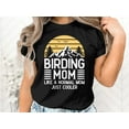 thumbnail image 2 of Birdwatcher Dad Tshirt Bird Watching Animal Lover Birding Mom Bird Owner Mommy Mother Gift for Women Girls T-Shirt, 2 of 12