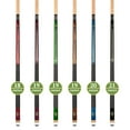 thumbnail image 3 of ASKA Set of 6 L7 Pool Cue Sticks 58", 2-Piece Construction, 5/16x18 Joint, Hard Rock Canadian Maple, 13mm Hard Glued On Tip, Mixed Weights and Colors, L7S6, 3 of 7